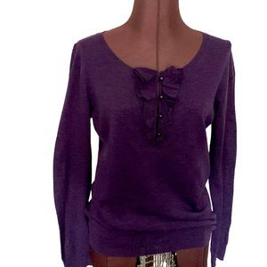 Ruffled Gap Blouse.